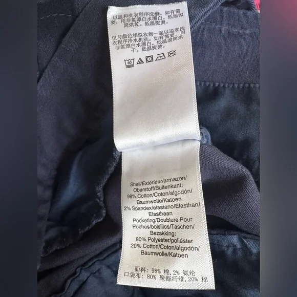 🖤 DKNY Black Belted High-Waisted Tapered Pants – Size 14 - Picture 10 of 10